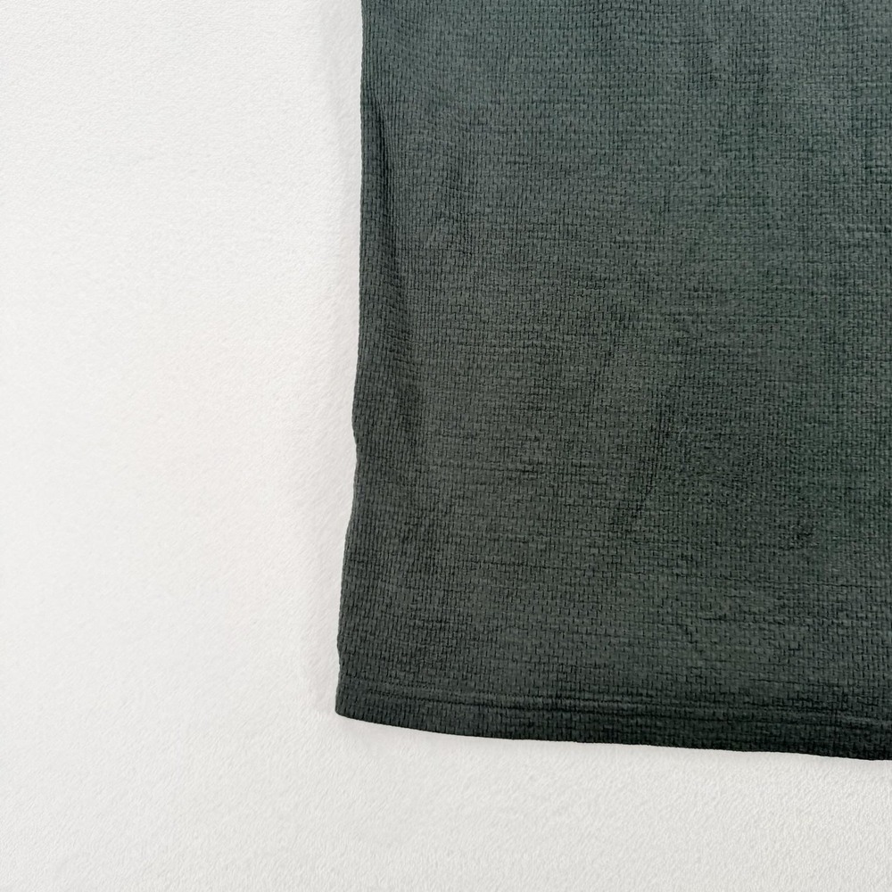 Reigning Champ Polo Shirt Mens Small Green Textured Knit Performance Canada - Picture 14 of 16